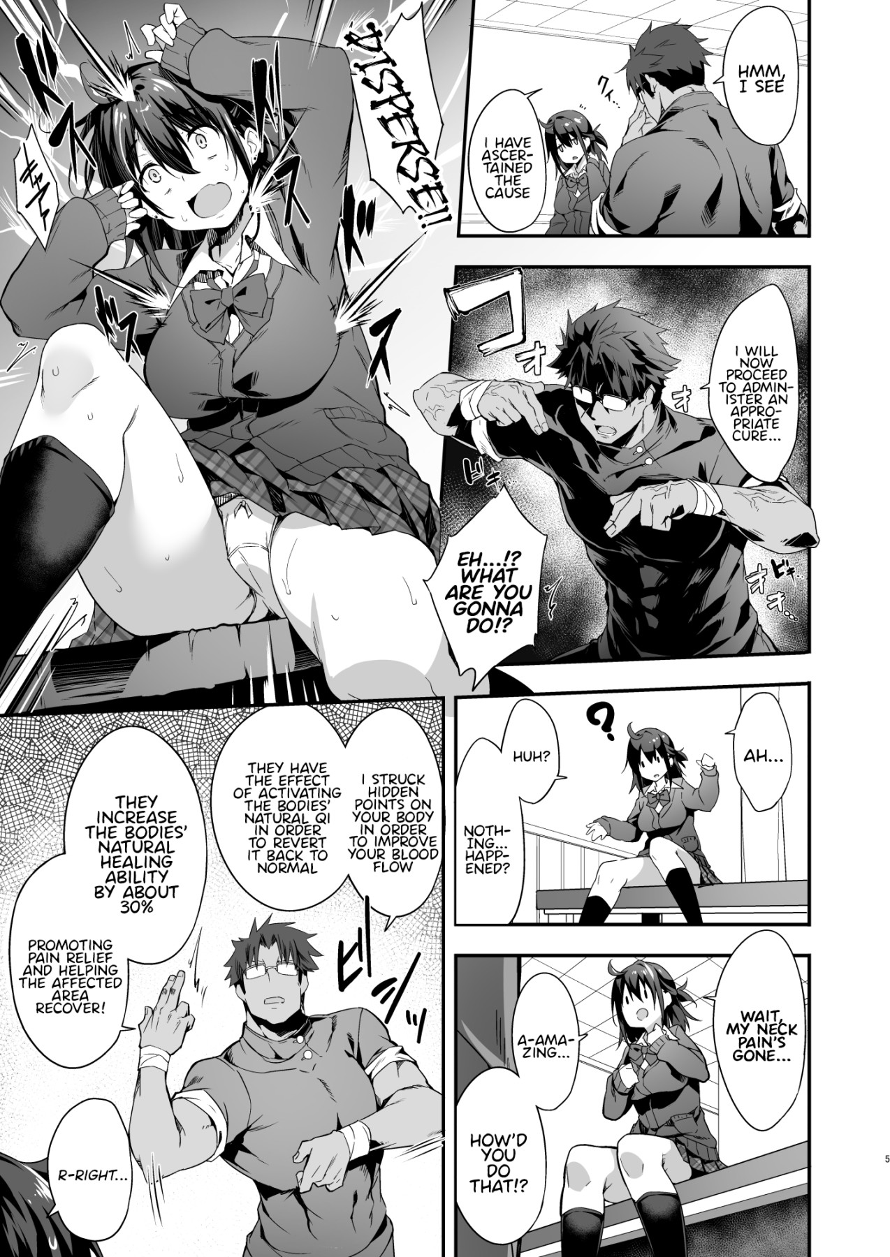 Hentai Manga Comic-The JK Who Was Treated At MAX Sensitivity With The Hidden Point Manipulation Treatment-Read-5